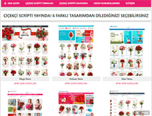 Tablet Screenshot of cicekciscripti.com